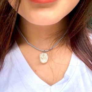 Homemade crystal necklace ✨